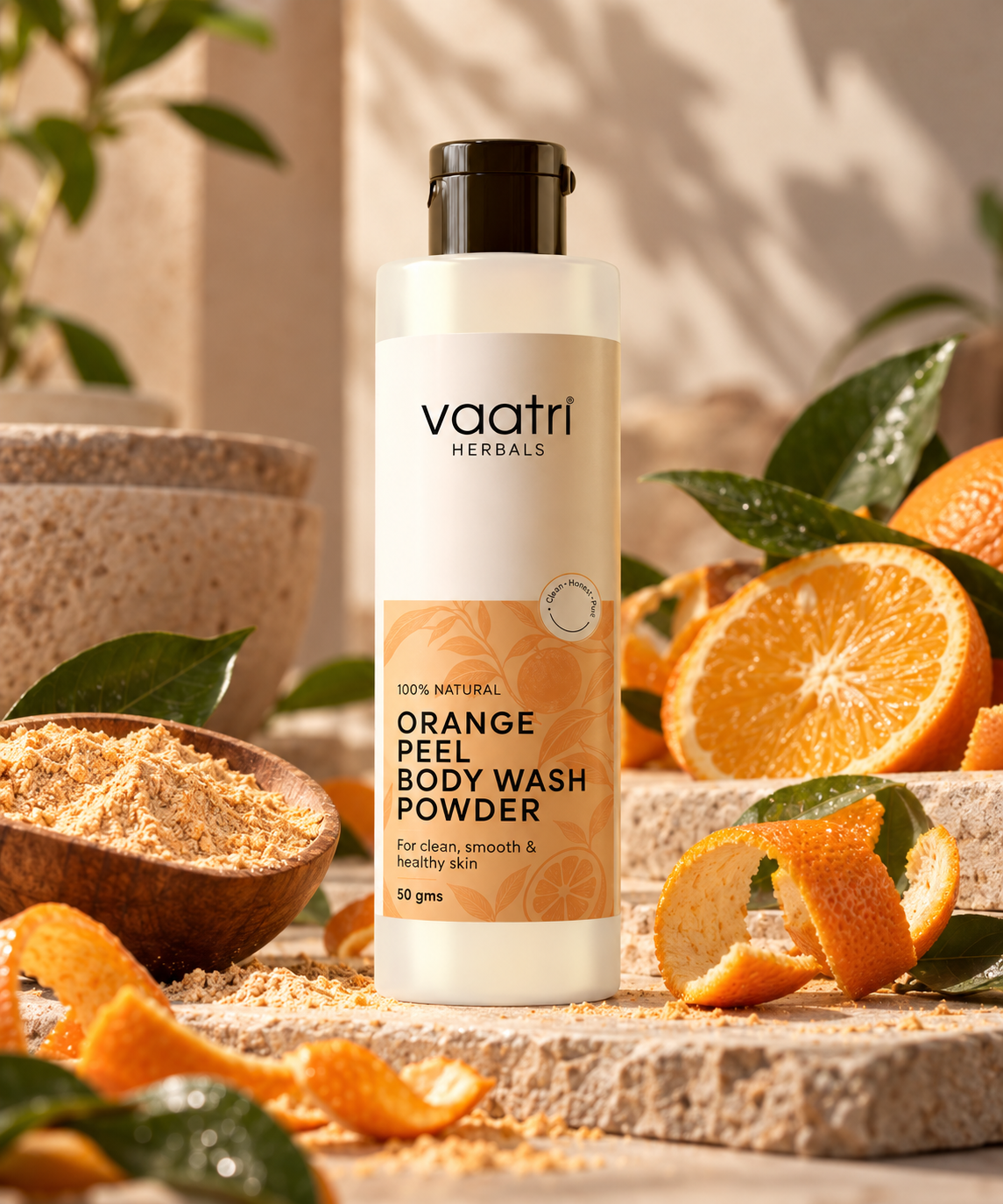 Orange Peel Body Wash Powder