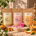 Trail Pack- Kasturi Haldi, Rose pwder facewash, Orange Peel bodywash